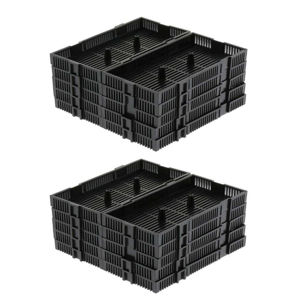 20 Pieces Plastic Under Gravel Filter Eco-friendly Water Filter for Aquarium