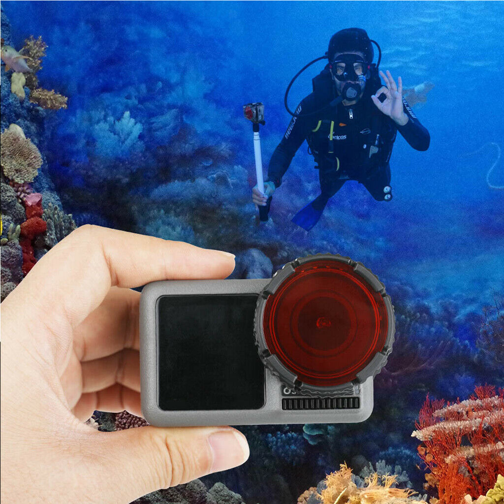 Camera Accessories Red Dive Filter for DJI Osmo Action Camera
