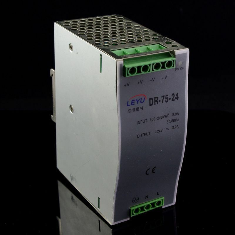 New 75W Din Rail Mounted 24VDC 3.2A Output Power supply