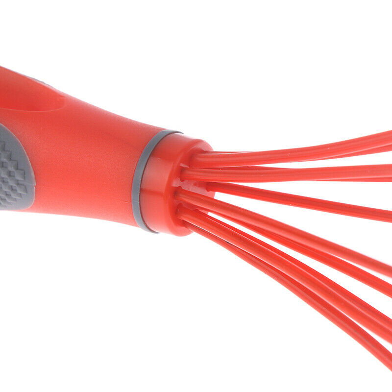 Handle Whisk Silicone Kitchen Mixer Balloon Wire Egg Beater Tools raY&.l8