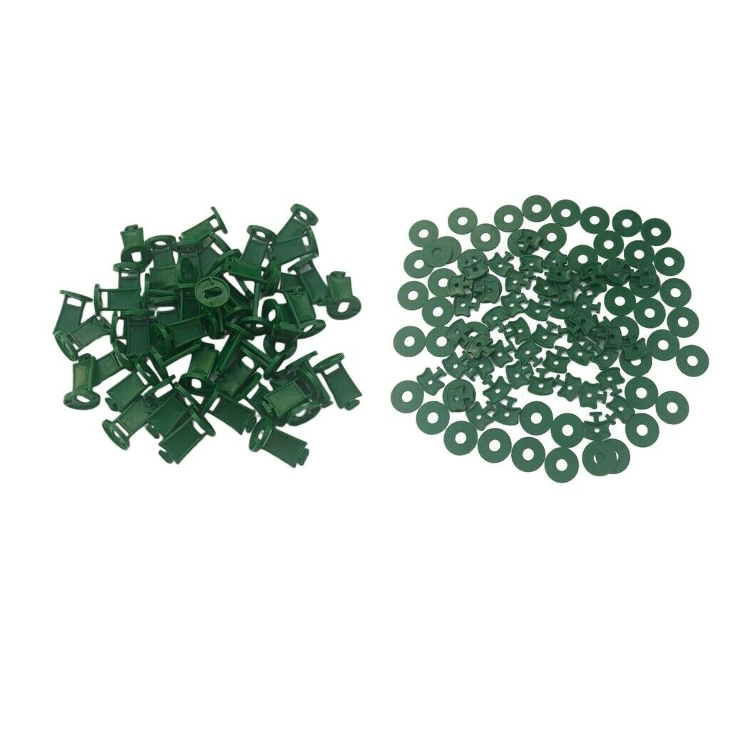 100Pcs Greenhouse Twist Clips & Corner Extenders for Aluminium Greenhouse