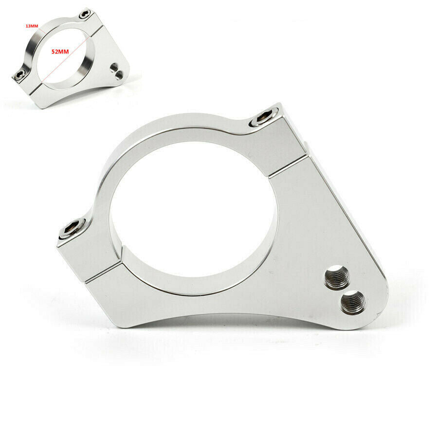 52mm CNC Motorcycle Steering Damper Fork Frame Mounting Clamp Bracket Universal