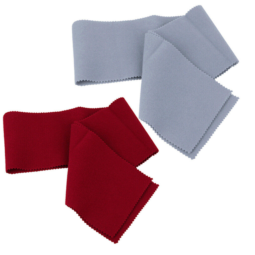 2 Pieces Wool Piano Soft Keyboard Key Dustproof Cover Cloth