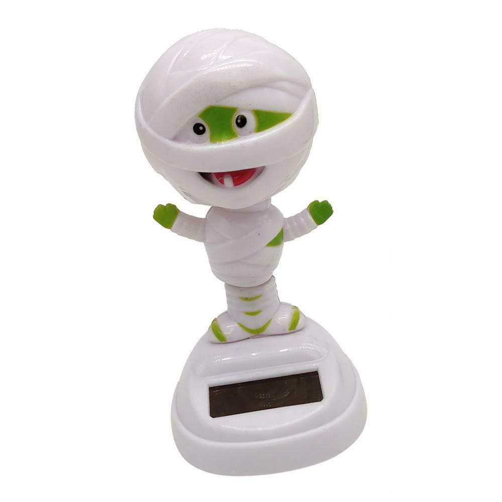 Solar Powered  Mummy with Shaking Head And Body, Decorations for Cars