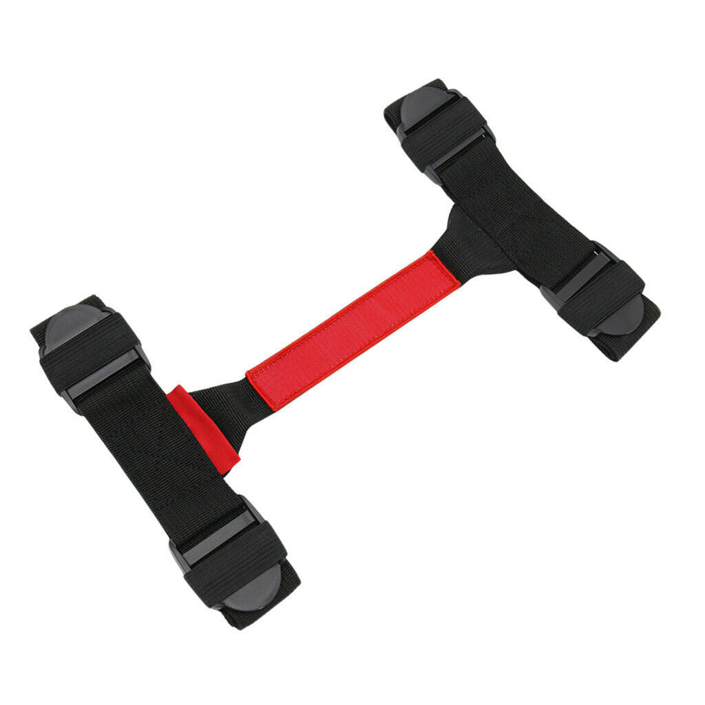 Motorcycle Side Aluminum Box Handle Strap Rope for BMW R1200GS F800GS Red