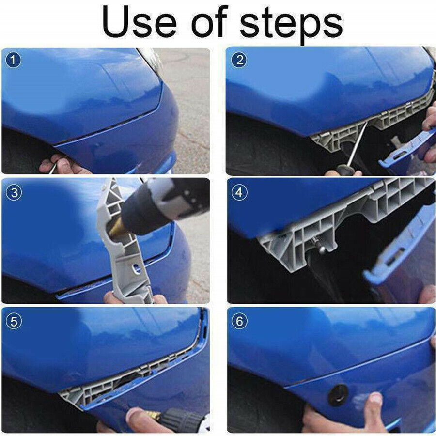 4Pc 22mm Push Button Bonnet Hood Pin Lock Clip  Car Quick Release Bumper Latch