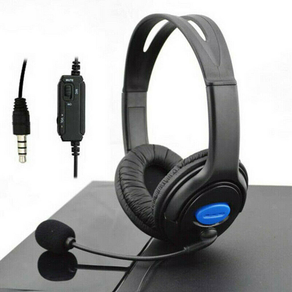 P4-890 Stereo Wired Gaming Headset with Mic for   4 PS4 Over Ear