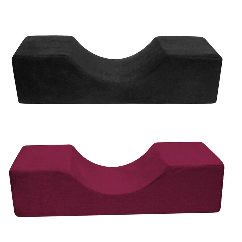 2x Eyelash Extension Pillow Momory Foam Beauty Salon Pillow 50x20x13cm