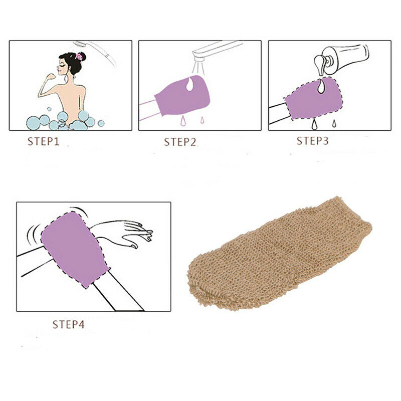 Back and Body Scrubber Exfoliating with Exfoliating Loofah Pad for Shower,LoO5K2