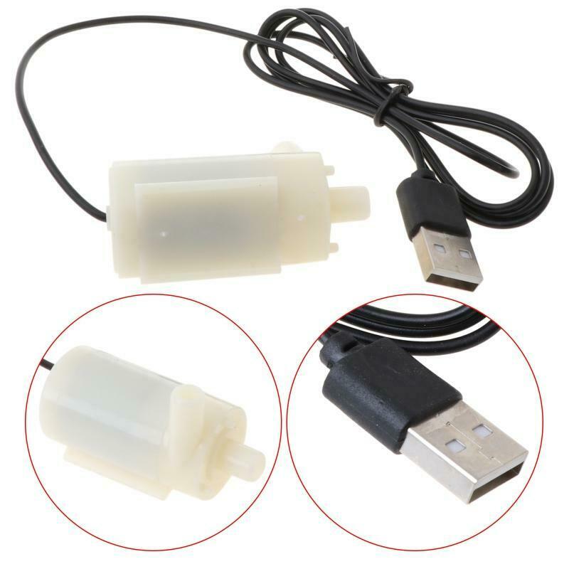 Micro Mini Submersible Water Pump Fish Tanks Aquarium Usb Powered DC 5V 2-3L/min