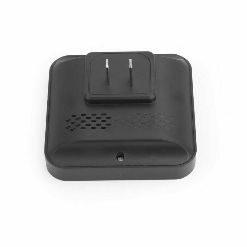 Smart Wireless WiFi Doorbell Chime Ding-Dong Visual Door Bell Receiver US Plug