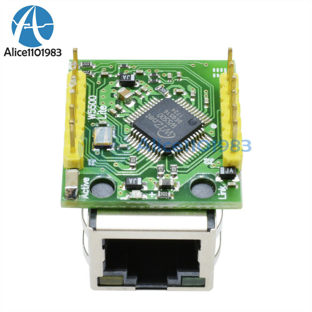 2PCS USR-ES1 ENC28J60 W5500 Chip SPI to LAN/ Ethernet Converter TCP/IP Module