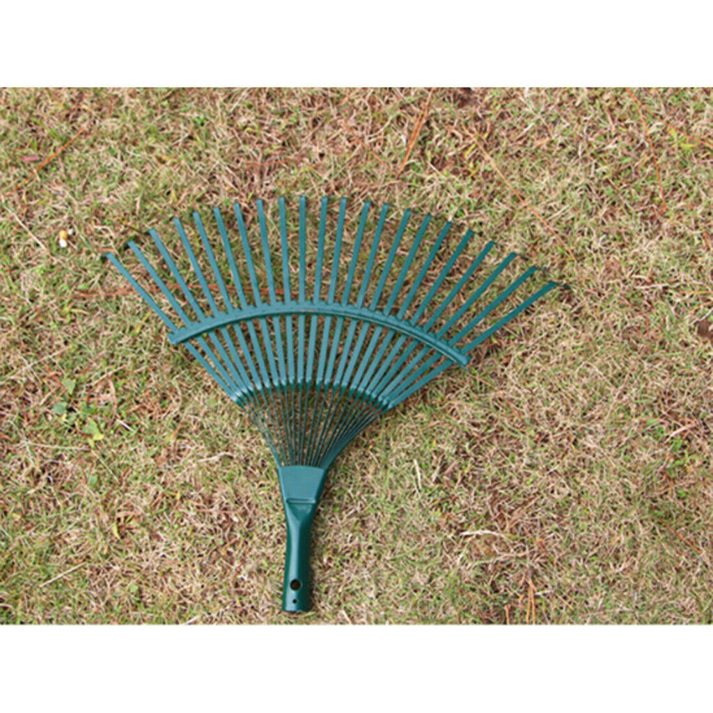 22 Tooth Lawn Rake Head 40cm Wide Replacement For Garden Leaves Garden Tools