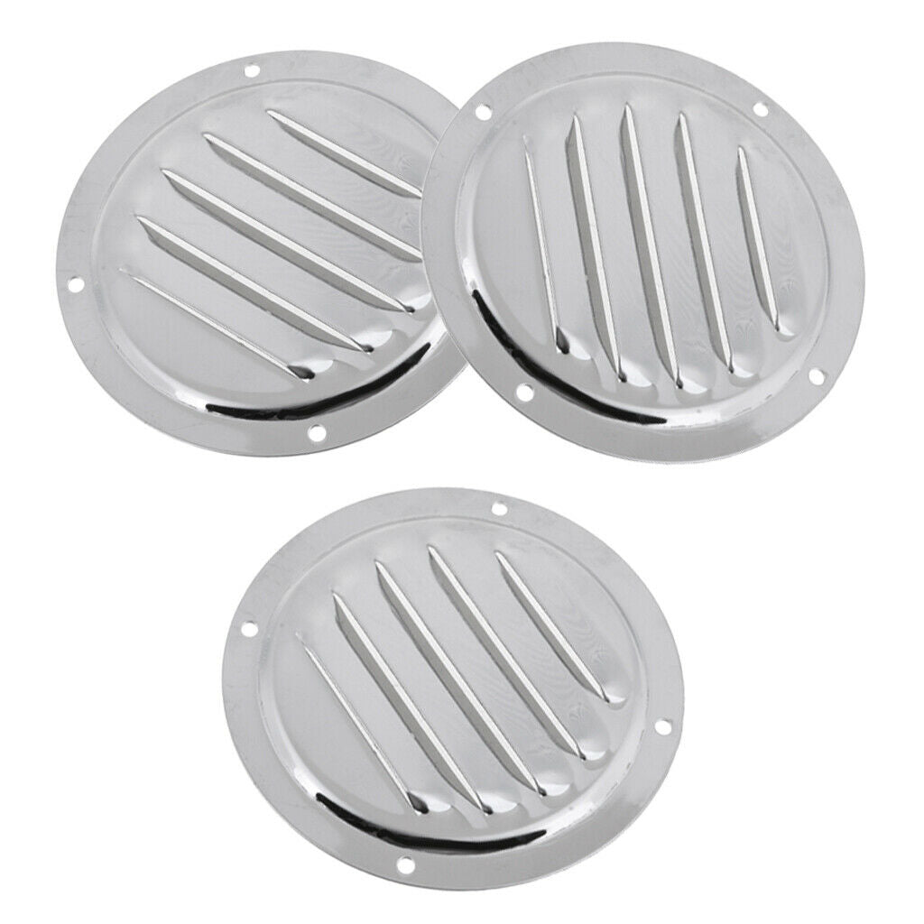 3 Pieces Round Boat Air Intake Vent Marine Exhaust Cover Vent Cover For Boat