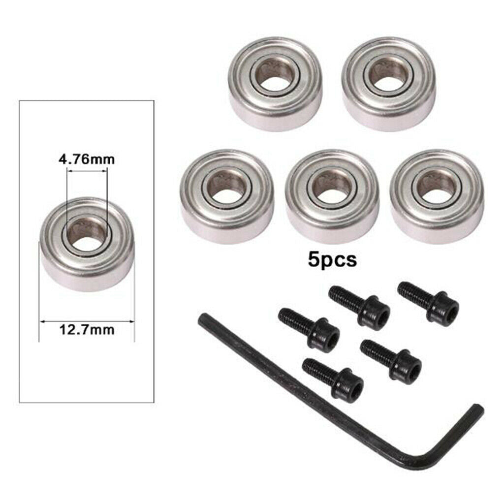 Router Bit Bearings for Milling Cutter Heads & Shank Inner 4.76 Outer 12.7mm