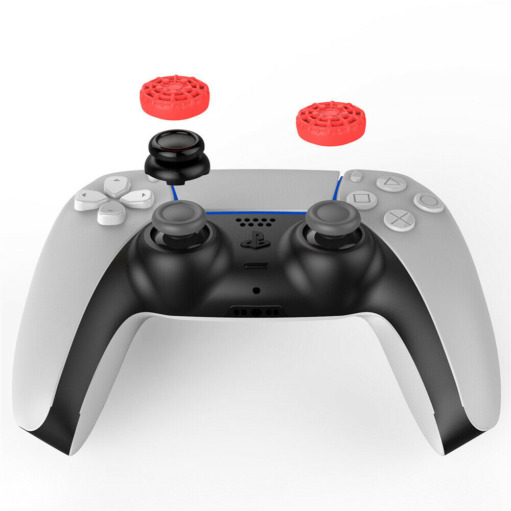 8 In 1 for PS4 PS5 Handle Heightened Thumb Grip Stick  Extender Silicone Cap