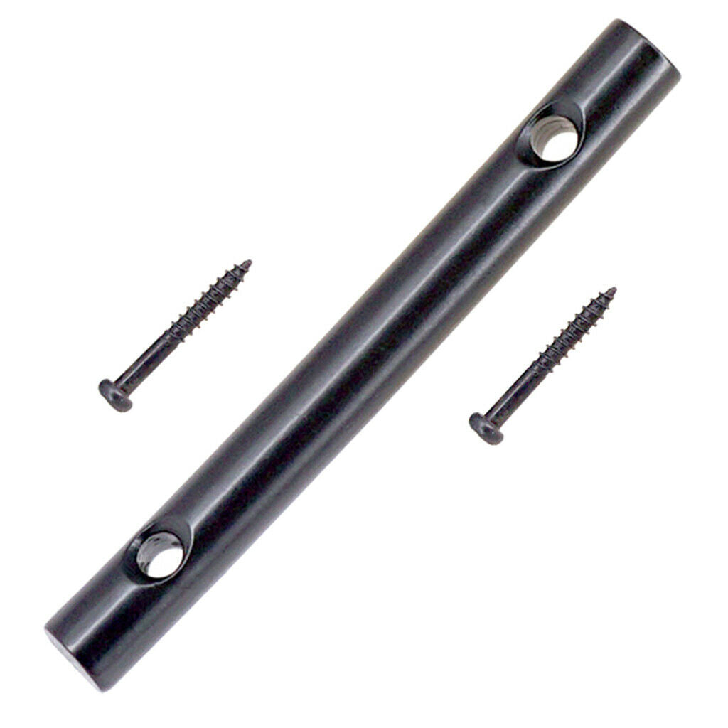 Black Metal Electric Guitar String Retainer Bar with 2 Screws Guitar Parts