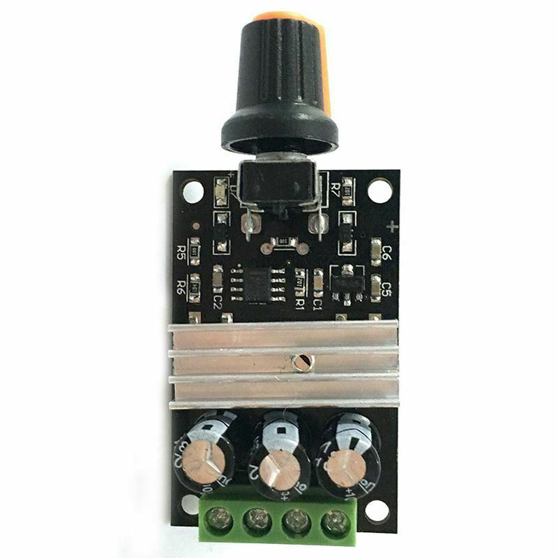 DC 6V 12V 24V 28VDC 3A 80W PWM Motor Speed Controller Regulator Adjustable VarB4