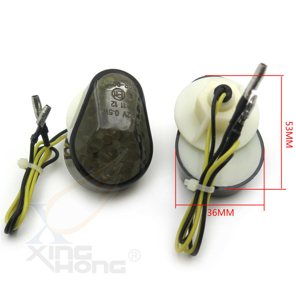 Turn signal lights Smoke For Kawasaki 2003 ZX6R ZX7R ZX9R ZX10R ZX12R ZZR600