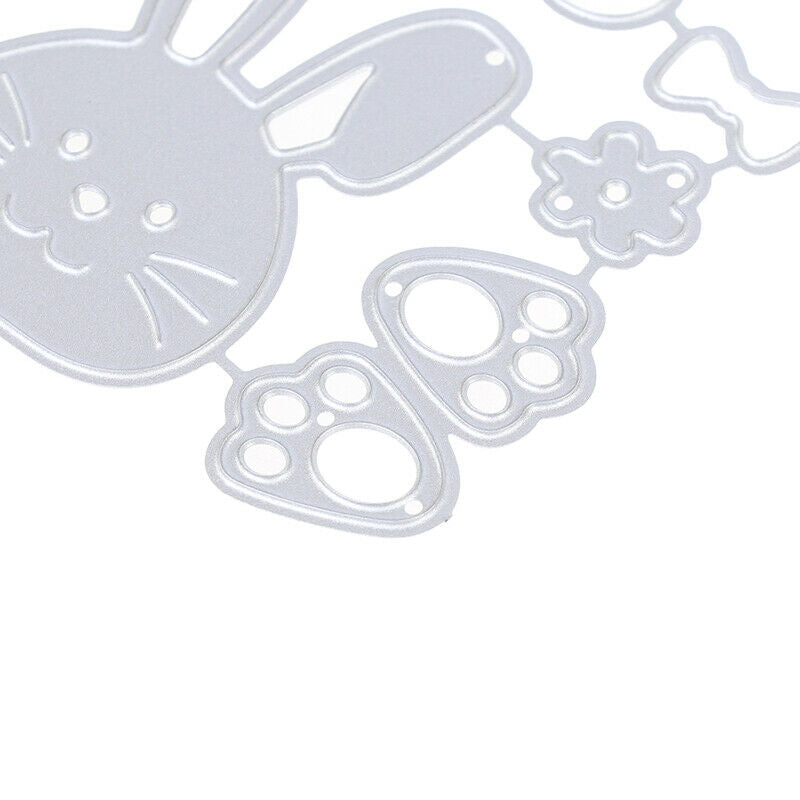 Bow Rabbit Metal Cutting Dies DIY Album Stamp Paper Card Embossing Decor .l8