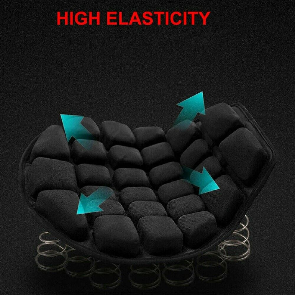 Motorcycle Seat Cushion Air Water Fillable Seat Pad Pressure Relief Cushion Mat