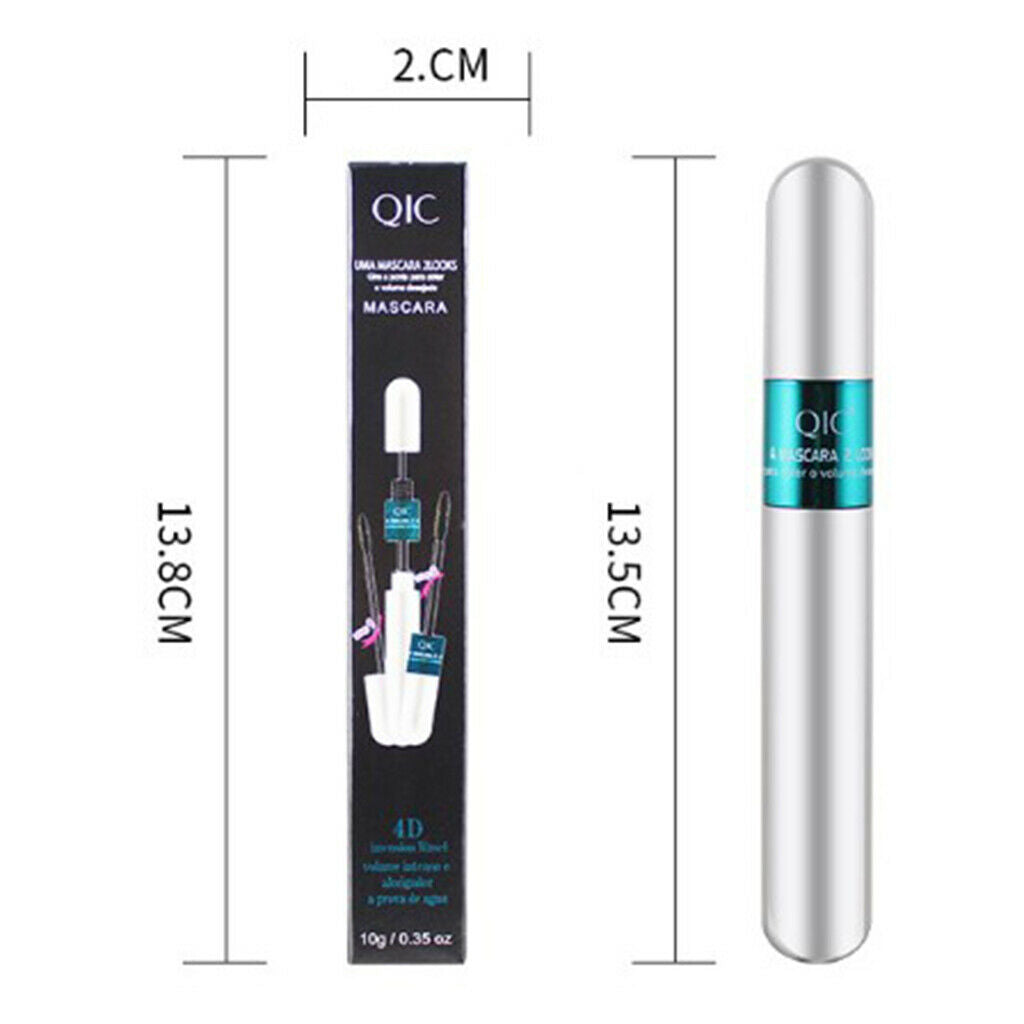 Smudgeproof Eyelash Mascara Natural Volumizing Lengthening Curling Mascara