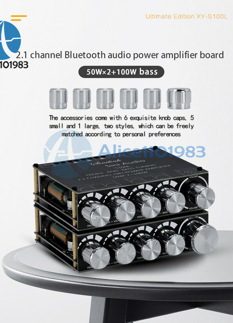 Bluetooth Channel Stereo Audio Subwoofer Amplifier Board T50H/L S100H/L2.1 50WX2