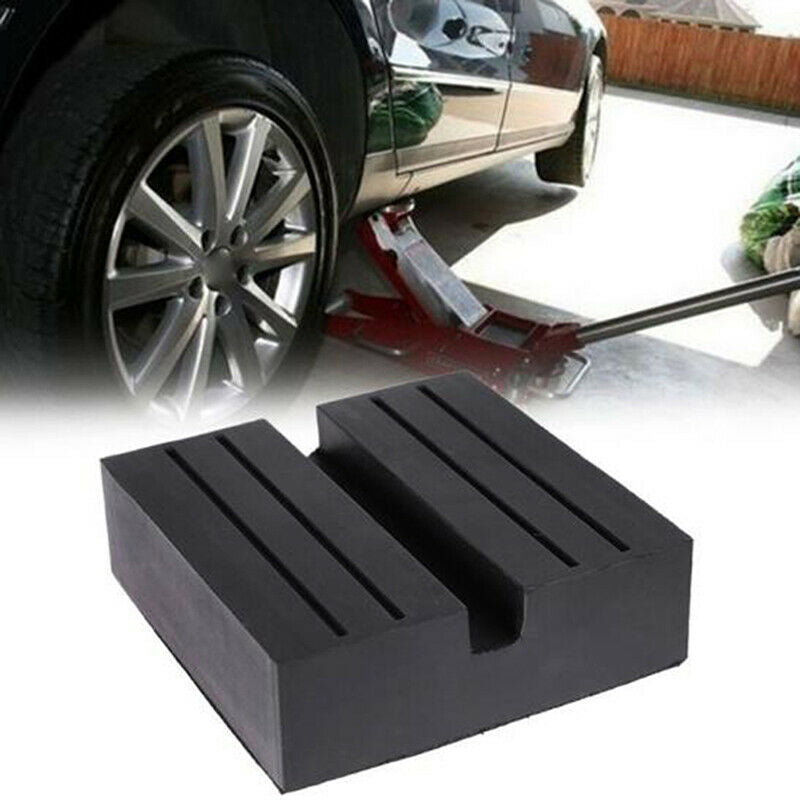 Car Lift Jack Stand Rubber Pads Square Universal Slotted Frame Rail Jack Gu_ Rf
