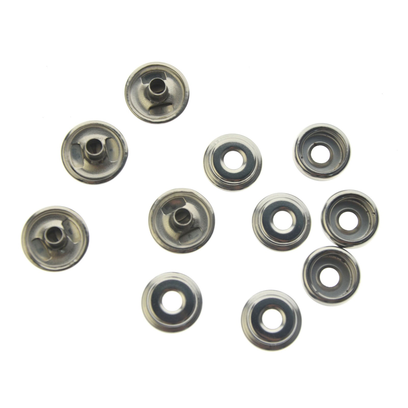 100pcs 15MM Stainless Steel Fastener Snap Stud Button DIY Leather Craft Tool Kit
