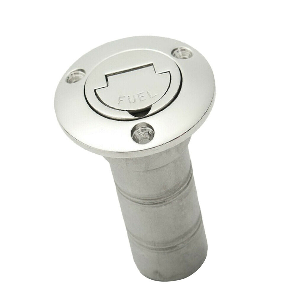 Marine Boat Fuel Deck Fill Filler Keyless Lift   Stainless Steel 38mm 1.5