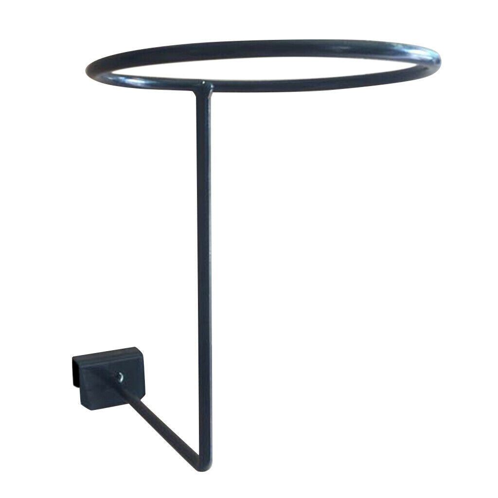 Motorcycle Helmet Holder Jacket Hat Wall Hanger Durable Wall Mounted Black