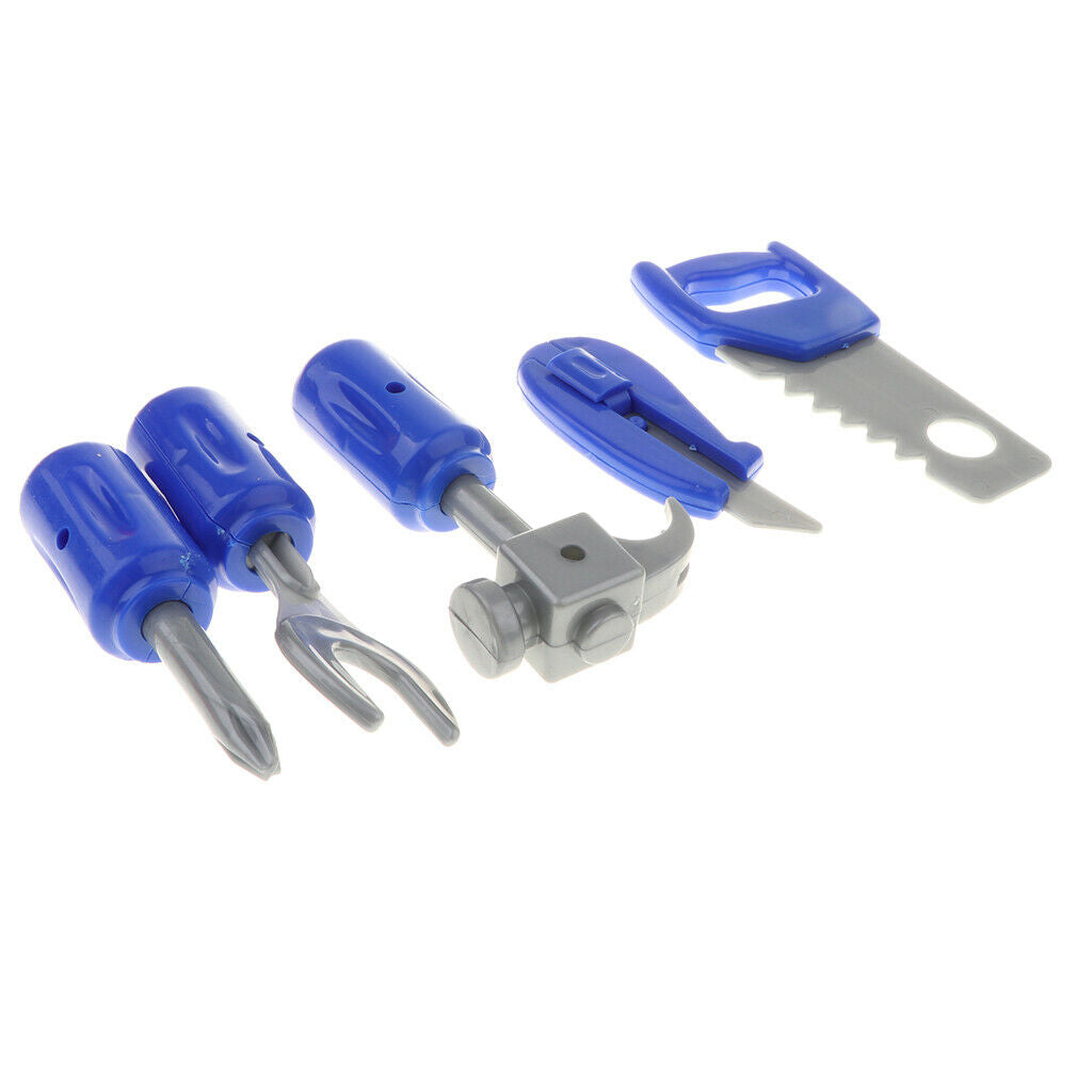 19Pcs Construction Tool Playset with Suitcase - Kids Children Pretend Play Early