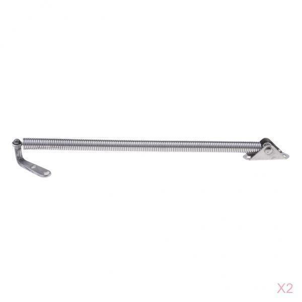 2Pcs 8-1/4 Inch 210mm Stainless Steel Hatch Holder Spring for Boats Marine