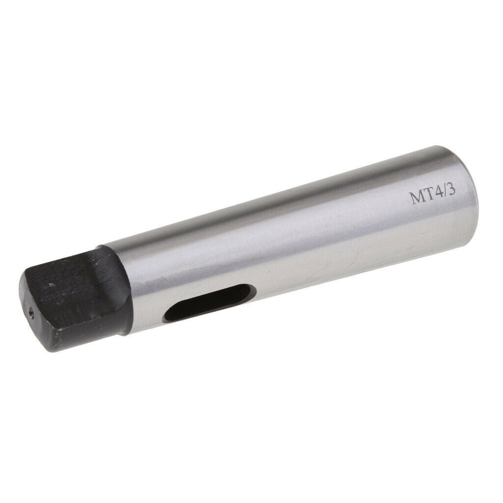 MT4 Spindle to MT3 Arbor Morse Taper Adapter Reducing Drill Sleeve, 140mm Length