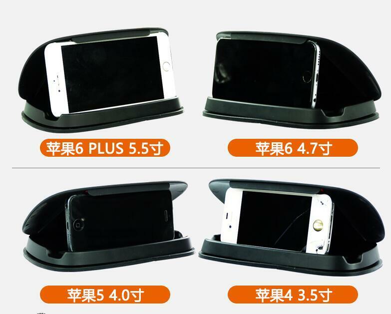 3-6.8 Inch Universal Anti-Slip Silicone mobile phone Holder Mounts Bracket  Clip