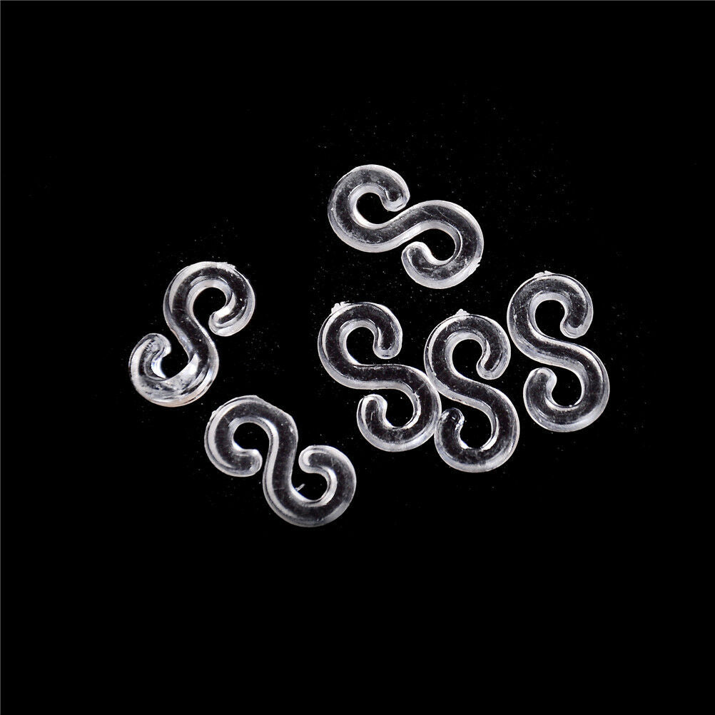 200Pcs Plastic S Clips For Loom Rubber Band Refills Bracelet  BDAU