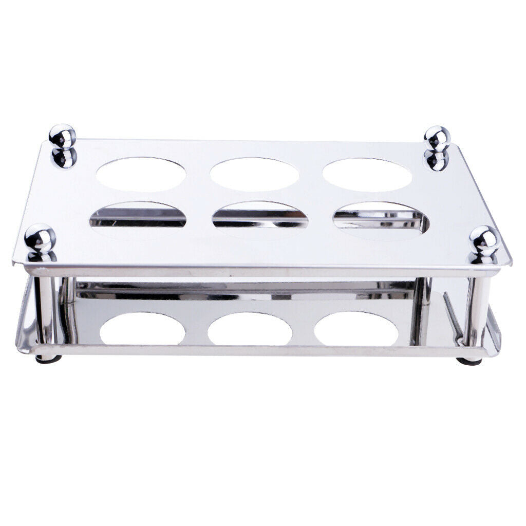 12 Holes/6 Holes Liquor Cup Holders Wine Racks Stainless Steel Wine Rack  #1