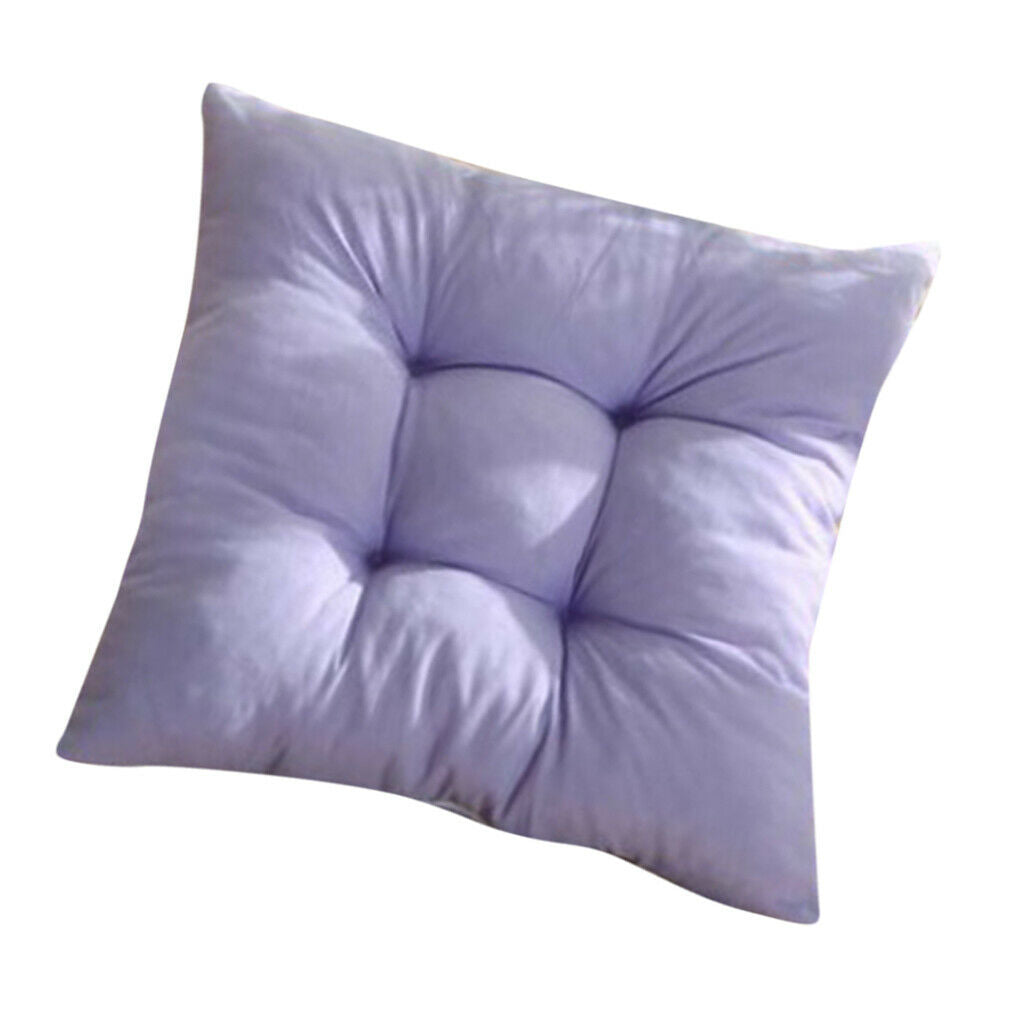 Square Chair Cushion Cushion Pillow for Home Office 40x40cm Light Purple