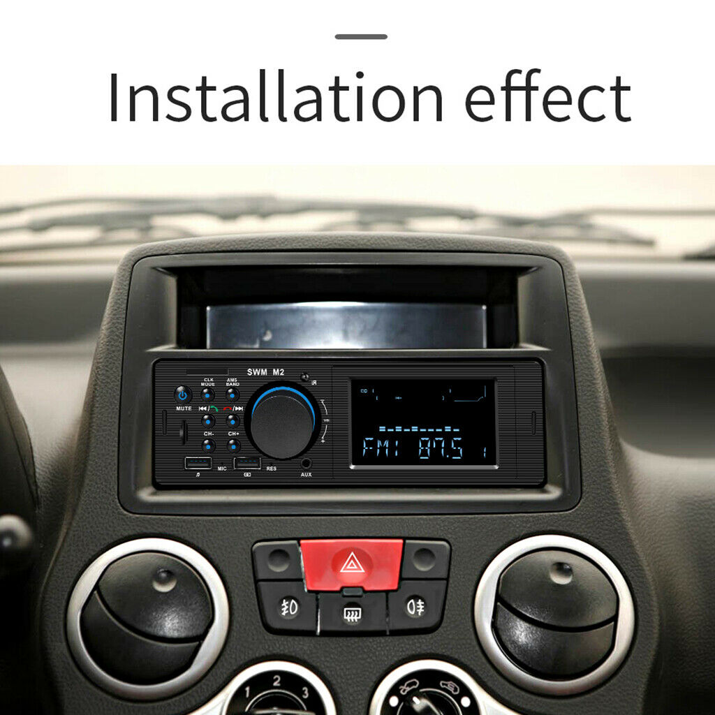 Car Stereo Radio MP3 Player In-Dash Bluetooth FM Charging Player Control