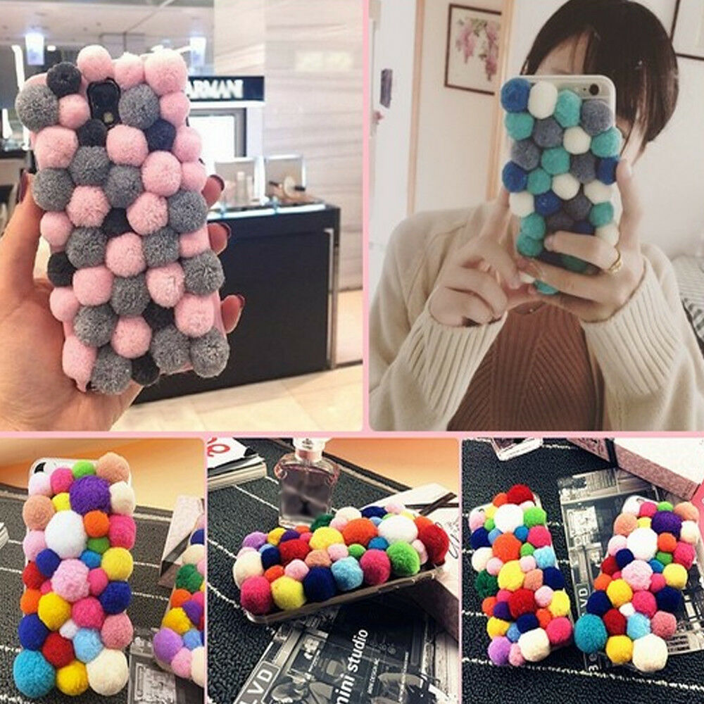100x Assorted Colours Wool Felt Ball Pom Poms Jewelry Beads Wedding Decor 10mm