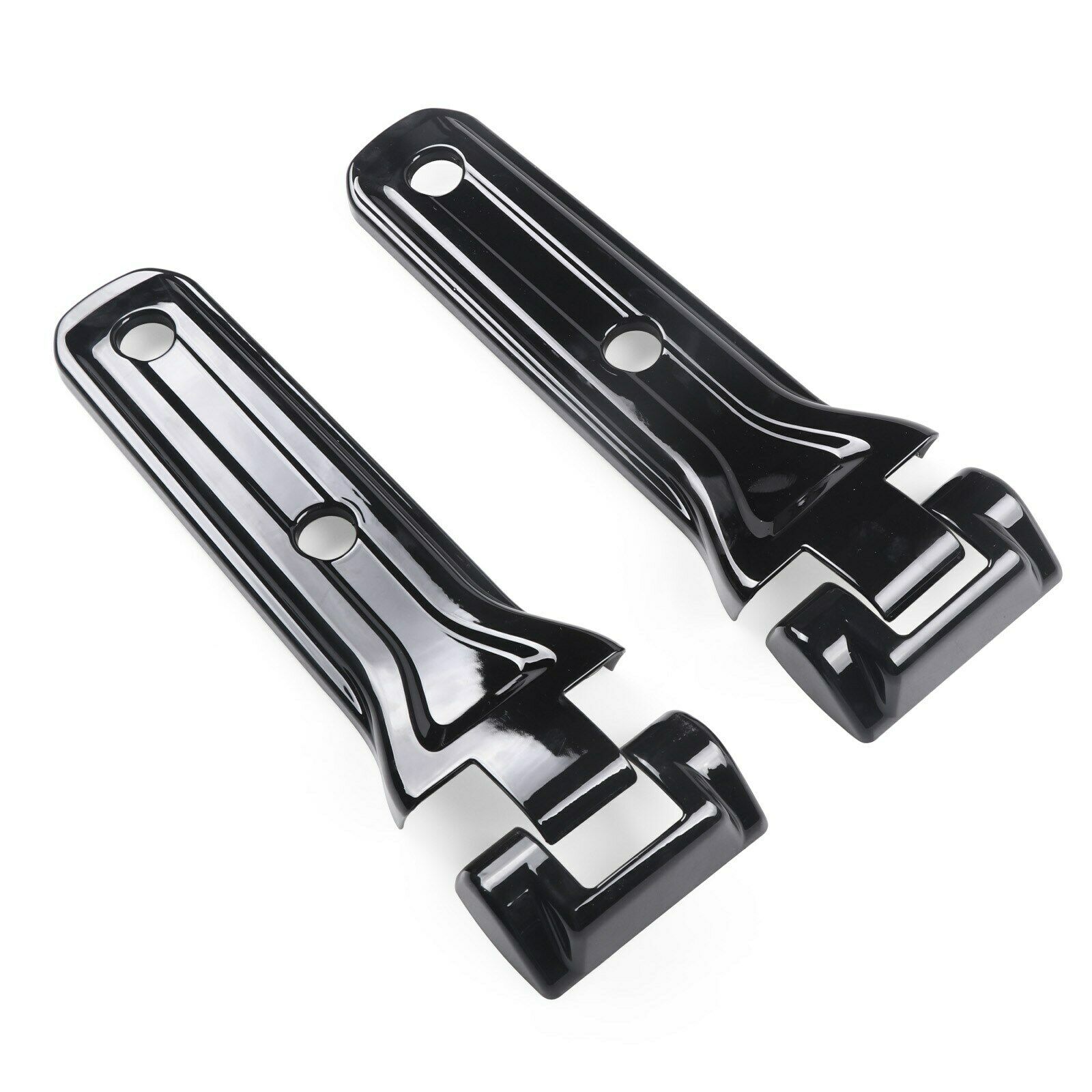 Black ABS Car Hood Engine Hinge Cover Trim For Wrangler JL 2018+ CN