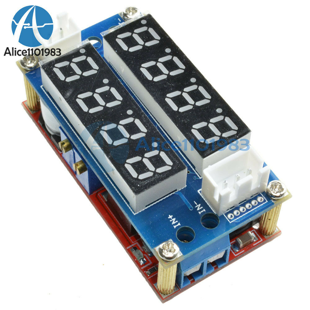2PCS 5A Adjustable Display Step Down charge Module LED Panel Voltmeter Ammeter