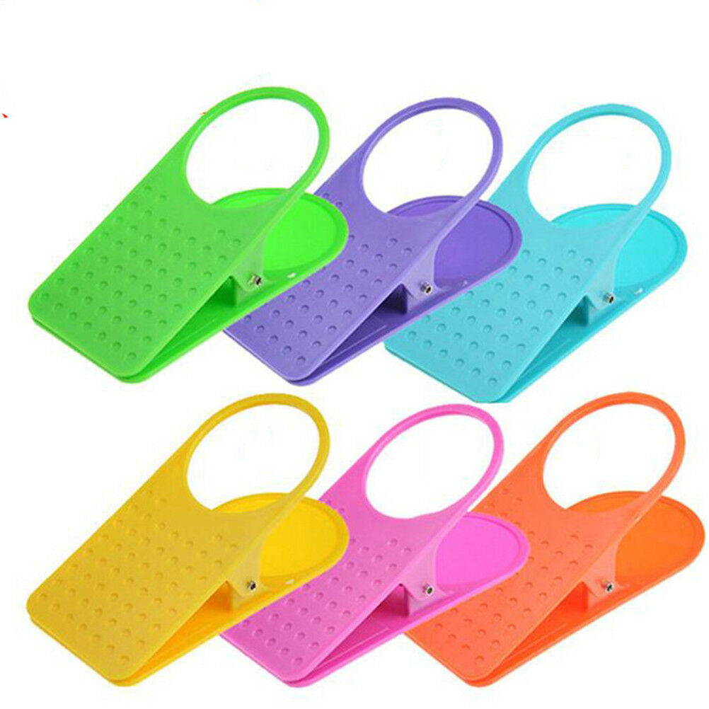 Cup Drink Holder Clip Coffee Mug Desk Lap Folder Holder Office Supplie.l8