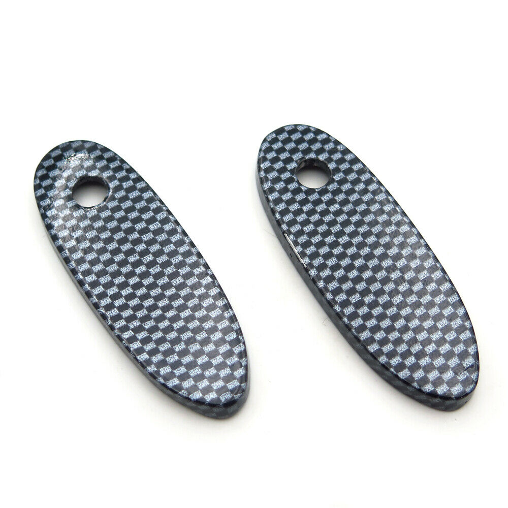 Mirror Block Off Base Plates NOLOGO For Suzuki Gsxr 600 750 1000 Gsx-R Carbon