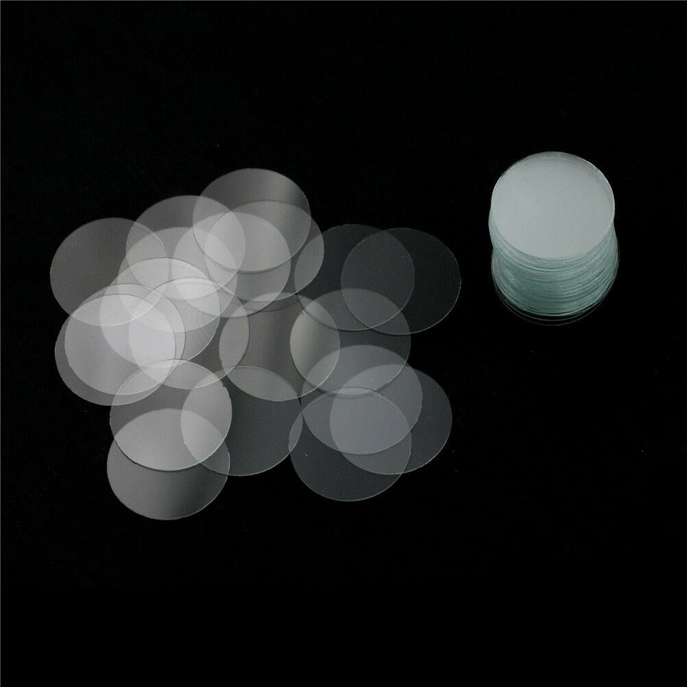 100Pcs 16mm Blank Round Microscope Cover Glass Cover Slips for Lab Medica.l8