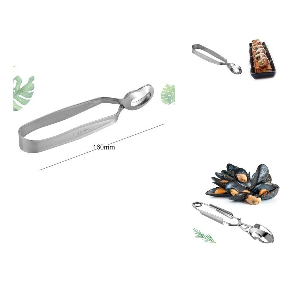 Stainless Steel Escargot Tong Snail Tongs Restaurant Supplies Kitchen Tool