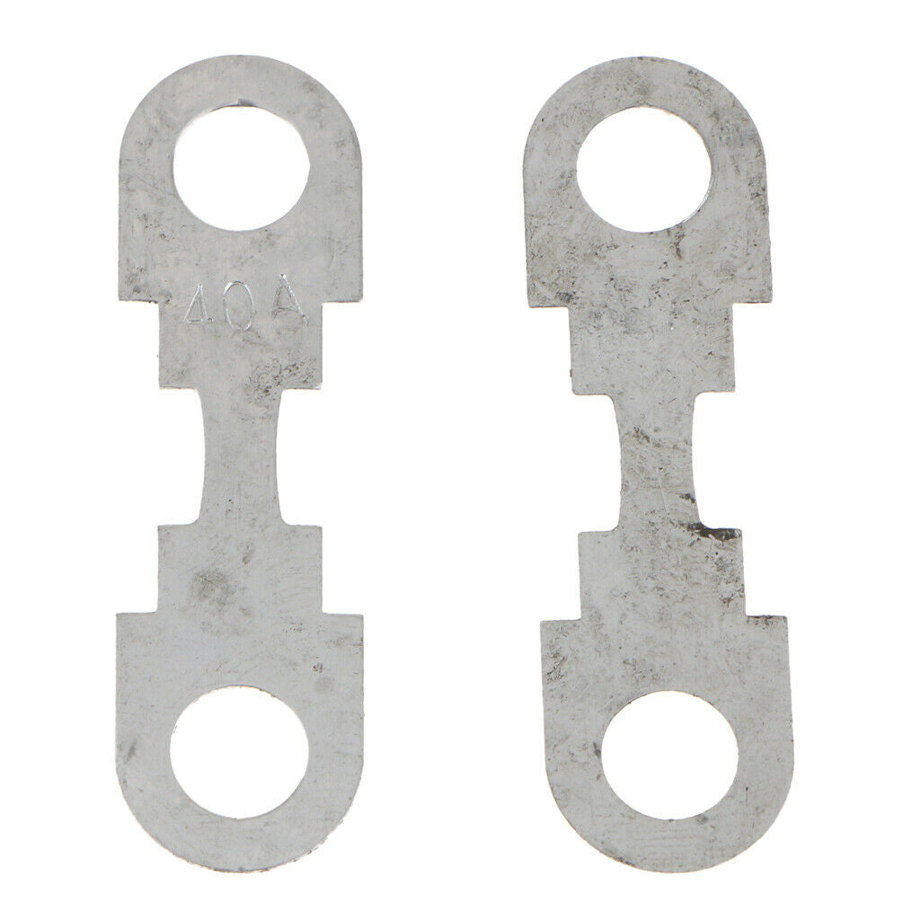 10pcs 40A Car Flat Metal Fuse Strip for VW Golf 1999-2006 Rabbit 2006-2008