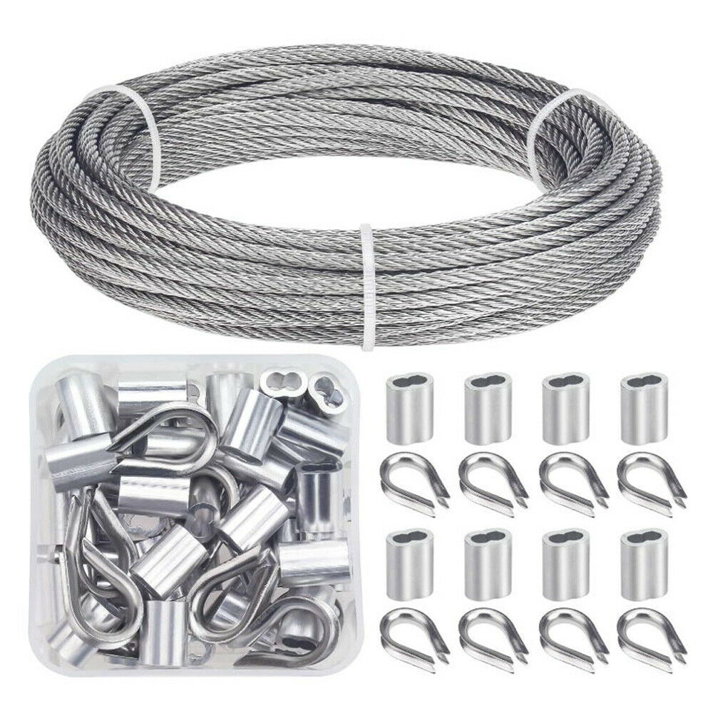 Stainless Steel for 1/16" Hand Pressure Cable Vinyl Coating Cable Wire Rope