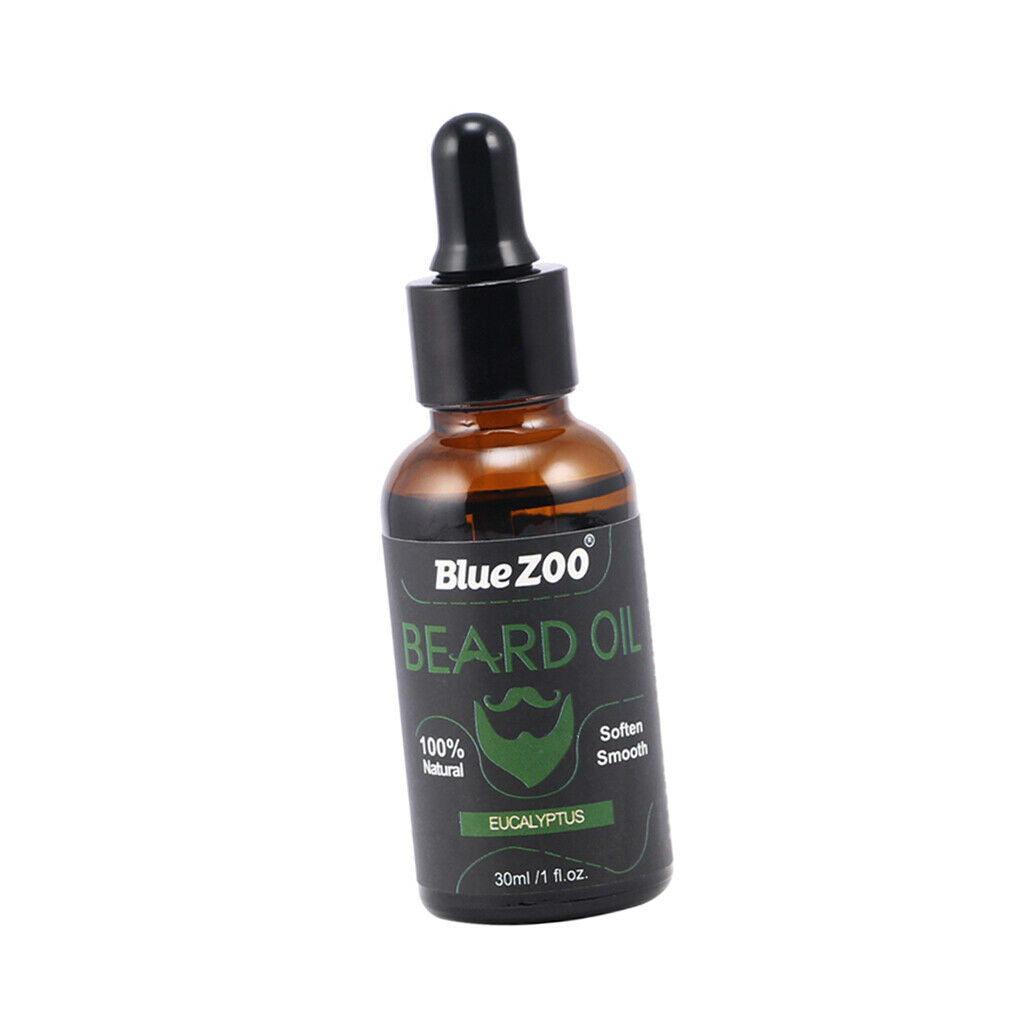 Natural Organic Beard Oil Fast Growth Mustache Moisturizing Eucalyptus