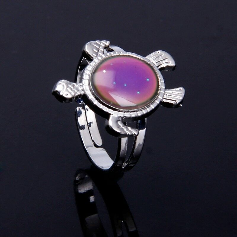 Mood Turtle Ring Color Change Emotion Feeling Rings Temperature Control Birthday